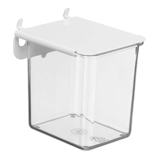 Pegboard Storage Bins with White Lids, 3ct. by Simply Tidy&#x2122;
